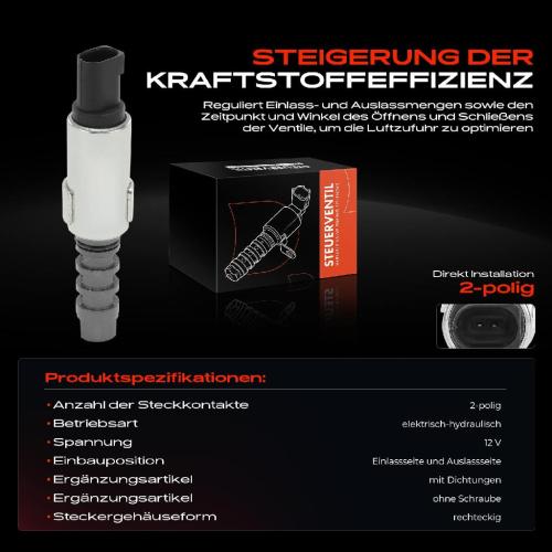 1x Steuerventil Nockenwellenverstellung für Audi R8 Spyder 422 423 4.2L 5.2L Bild 1x Steuerventil Nockenwellenverstellung für Audi R8 Spyder 422 423 4.2L 5.2L
