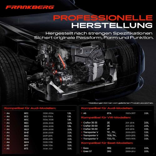 1x Umlenkrolle Führungsrolle für VW Amarok T5 Audi A4 A6 Seat Exeo ST Bild 1x Umlenkrolle Führungsrolle für VW Amarok T5 Audi A4 A6 Seat Exeo ST