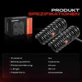 2x Fahrwerksfeder Vorderachse für VW LT 28-35 I 281-363 1975-1996