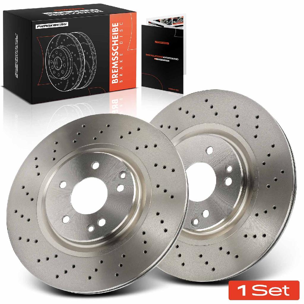 2x Bremsscheiben Vorderachse für Mercedes-Benz C-Klasse T-Model W203 S203 C209 A209 R171 2000-2011