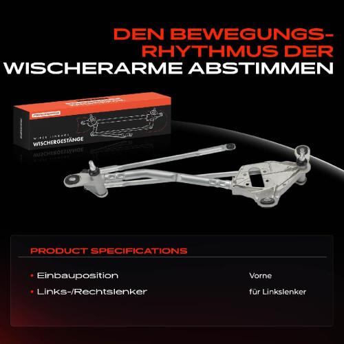 1x Wischergestänge Vorne für Tesla Model 3 5YJ3 Bj ab 2017 Bild 1x Wischergestänge Vorne für Tesla Model 3 5YJ3 Bj ab 2017