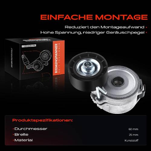 1x Spannrolle Riemenspanner für Citroën Berlingo C4 I Xsara 206 307 Partner 1.6L Bild 1x Spannrolle Riemenspanner für Citroën Berlingo C4 I Xsara 206 307 Partner 1.6L