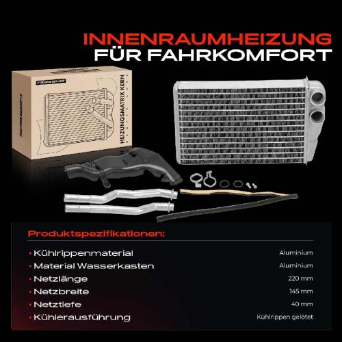 1x Wärmetauscher Innenraumheizung für Citroën C1 Peugeot 107 Toyota Aygo 1.0L 2005-2014 Bild 1x Wärmetauscher Innenraumheizung für Citroën C1 Peugeot 107 Toyota Aygo 1.0L 2005-2014