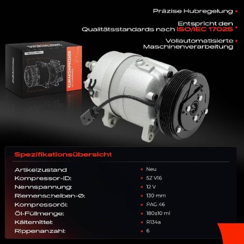 1x Klimakompressor für VW Golf 4 Bora Sharan Polo Audi A3 Skoda Seat Bild 1x Klimakompressor für VW Golf 4 Bora Sharan Polo Audi A3 Skoda Seat