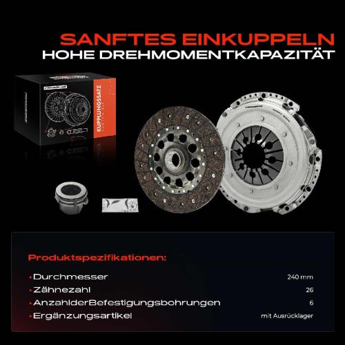 1x Kupplungssatz für BMW X5 E53 3.0L 2003-2006 Bild 1x Kupplungssatz für BMW X5 E53 3.0L 2003-2006