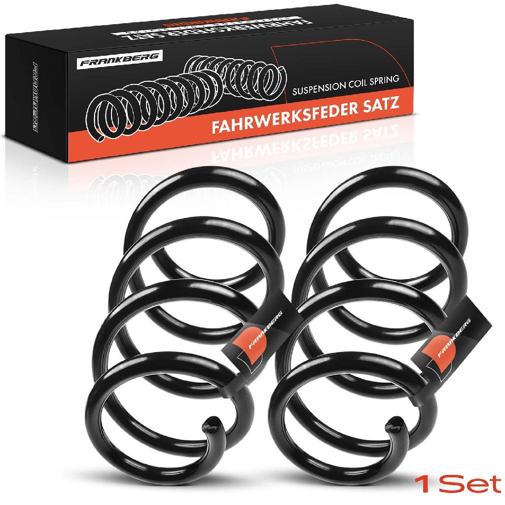 Frankberg 2x Fahrwerksfeder Vorderachse für Audi A3 8V1 8VK A3 Sportback 8VA 8VF 2.0L 2012-2021