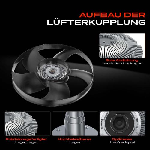 1x Lüfterkupplung Kühlerlüfte für Mercedes-Benz Sprinter 5-T Pritsche/Fahrgestell B906 Bild 1x Lüfterkupplung Kühlerlüfte für Mercedes-Benz Sprinter 5-T Pritsche/Fahrgestell B906