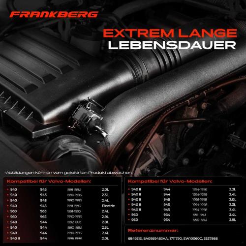 Frankberg 1x Druckschalter Klimaanlage für Volvo 940 944 945 Kombi 2.0L-2.9L 1990-1998 Bild Frankberg 1x Druckschalter Klimaanlage für Volvo 940 944 945 Kombi 2.0L-2.9L 1990-1998