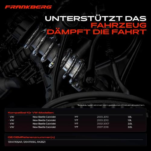 2x Fahrwerksfeder Vorderachse für VW New Beetle Cabriolet 1Y7 1.8L 1.9L 2.0L 2002-2010 Bild 2x Fahrwerksfeder Vorderachse für VW New Beetle Cabriolet 1Y7 1.8L 1.9L 2.0L 2002-2010