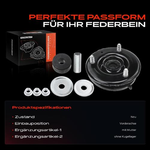 1x Domlager Federbeinstütz lager für Nissan NP300 Navara Pathfinder III Bild 1x Domlager Federbeinstütz lager für Nissan NP300 Navara Pathfinder III