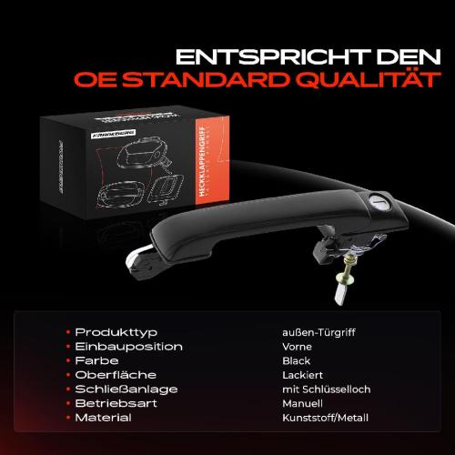 1x Türgriff Vorne außen für VW Golf III Cabriolet Variant IV Vento 1.4L 1.6L 1.8L 1.9L 1991-2002 Bild 1x Türgriff Vorne außen für VW Golf III Cabriolet Variant IV Vento 1.4L 1.6L 1.8L 1.9L 1991-2002