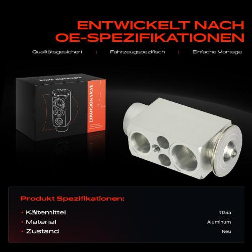 1x Expansionsventil Klimaanlage für BMW X5 F15 F85 X6 F16 F86 2.0L 3.0L 4.4L Bild 1x Expansionsventil Klimaanlage für BMW X5 F15 F85 X6 F16 F86 2.0L 3.0L 4.4L