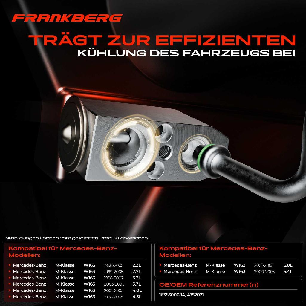 1x Expansionsventil Klimaanlage für Mercedes-Benz M-Klasse W163 1998-2005