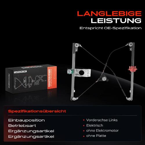 Frankberg 1x Fensterheber Vorne Links für Citroën Jumpy Fiat Scudo Peugeot 07-16 Bild Frankberg 1x Fensterheber Vorne Links für Citroën Jumpy Fiat Scudo Peugeot 07-16