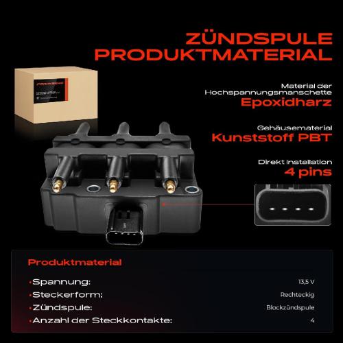 1x Zündmodul Zündspule für VW Routan Chrysler Voyager IV Dodge Caravan Jeep Wrangler III 3.3L 3.8L 2000-2017 Bild 1x Zündmodul Zündspule für VW Routan Chrysler Voyager IV Dodge Caravan Jeep Wrangler III 3.3L 3.8L 2000-2017