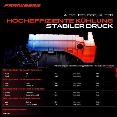 1x Ausgleichsbehälter Kühlmittelbehälter für VW Golf IV Bora 1J Audi A3 8L1 Seat Leon Skoda Bild 1x Ausgleichsbehälter Kühlmittelbehälter für VW Golf IV Bora 1J Audi A3 8L1 Seat Leon Skoda