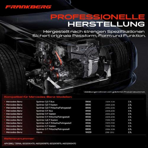 1x Spannrolle Riemenspanner für Mercedes-Benz Sprinter 906 Viano ohne Start Stop Bild 1x Spannrolle Riemenspanner für Mercedes-Benz Sprinter 906 Viano ohne Start Stop