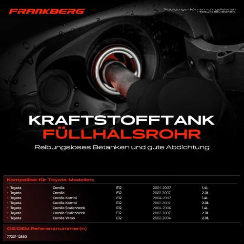 1x Kraftstoffeinfüllrohr Einfüllstutzen für Toyota Corolla E12 2002-2007 Bild 1x Kraftstoffeinfüllrohr Einfüllstutzen für Toyota Corolla E12 2002-2007