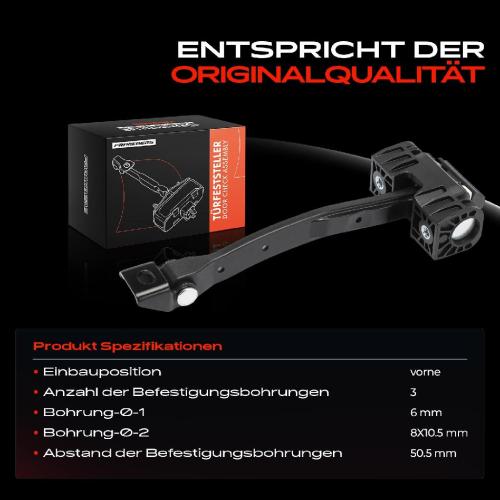 1x Türfeststeller Türfangband Türstopper Vorne für Audi A5 Sportback 8TA 2.0L 3.2L 3.0L Bild 1x Türfeststeller Türfangband Türstopper Vorne für Audi A5 Sportback 8TA 2.0L 3.2L 3.0L