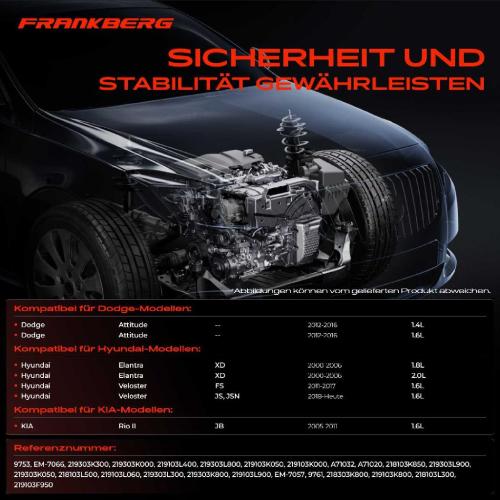 1x Getriebelagerlager Drehmomentstützlager Vorne Links für Hyundai Elantra KIA Rio 3 Bild 1x Getriebelagerlager Drehmomentstützlager Vorne Links für Hyundai Elantra KIA Rio 3