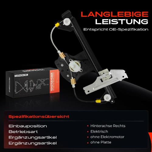 1x Fensterheber Hinten Rechts für Peugeot 207 WA WC WD WK 2006-2015 Bild 1x Fensterheber Hinten Rechts für Peugeot 207 WA WC WD WK 2006-2015