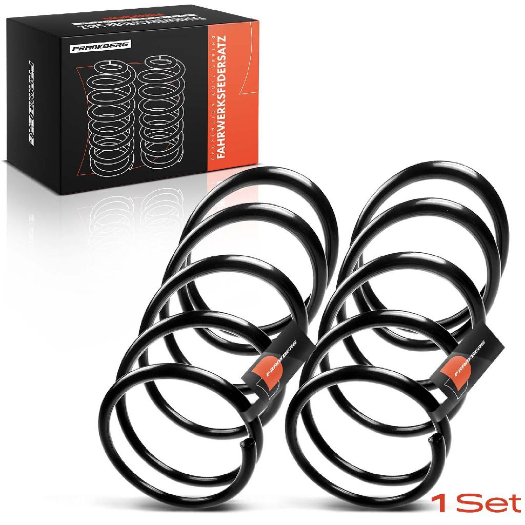 Frankberg 2x Fahrwerksfeder Vorderachse für Peugeot 205 I 741A/C 20D 741B 205 II 20A/C 1983-1998