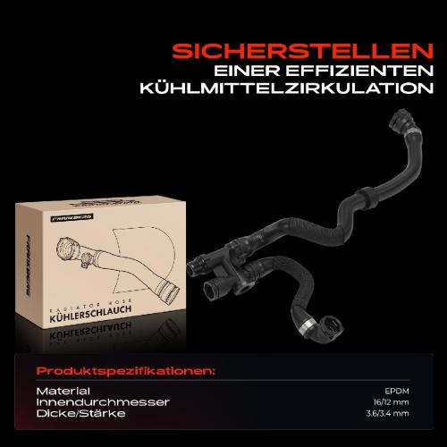 1x Kühlerschlauch Kühlwasserschlauch für BMW X3 F97 G01 G08 X4 F98 G02 2.0L Bild 1x Kühlerschlauch Kühlwasserschlauch für BMW X3 F97 G01 G08 X4 F98 G02 2.0L