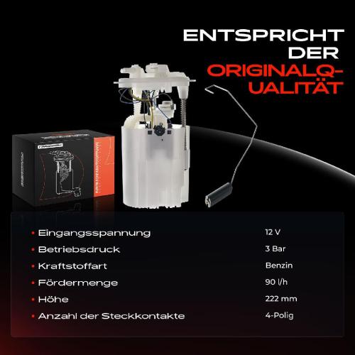 Frankberg 1x Kraftstoffpumpe für Renault Fluence Megane III Coupe Grandtour Schrägheck Scénic 1.6L 2.0L 1.4L Bj ab 2008 Bild Frankberg 1x Kraftstoffpumpe für Renault Fluence Megane III Coupe Grandtour Schrägheck Scénic 1.6L 2.0L 1.4L Bj ab 2008