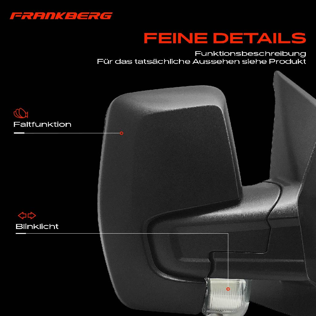 1x Außenspiegel Rechts für Ford Tourneo V362 F3 Transit V362 FY FZ Bj ab 2012