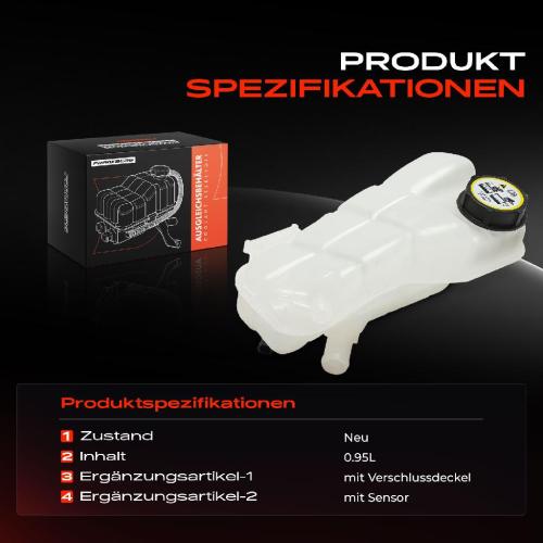 Frankberg 1x Ausgleichsbehälter Kühlmittelbehälter für Volvo V40 525 526 T2 T3 T4 1.6L Bild Frankberg 1x Ausgleichsbehälter Kühlmittelbehälter für Volvo V40 525 526 T2 T3 T4 1.6L