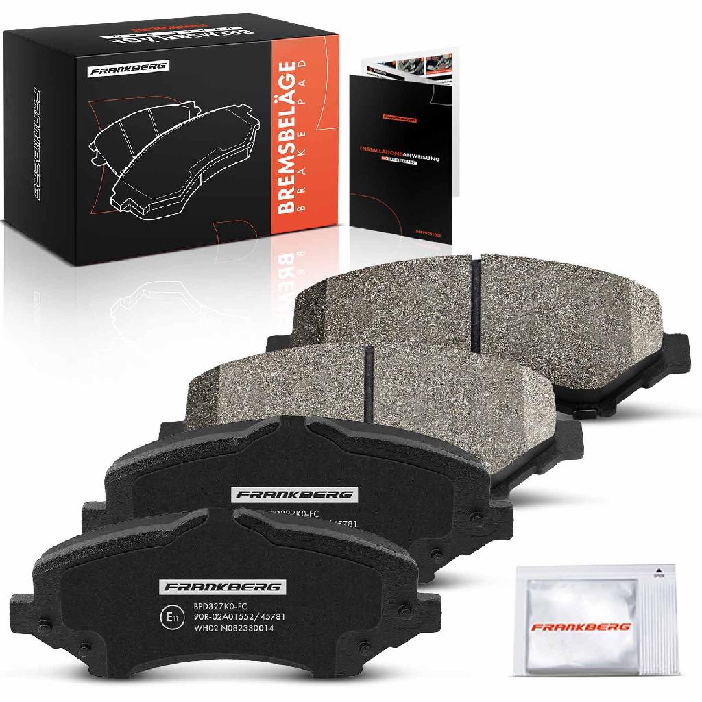 4x Bremsbeläge Vorderachse für VW Routan Chrysler Grand Voyager V Dodge Caravan Journey Van Nitro