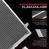 1x Kondensator Klimaanlage für Nissan Primera Traveller 1.6L 1.8L 2.0L 1996-2002