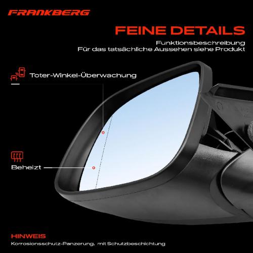 1x Außenspiegel Links für VW California SG SHC Transporter SG SH SF SJD Bj ab 2015 Bild 1x Außenspiegel Links für VW California SG SHC Transporter SG SH SF SJD Bj ab 2015