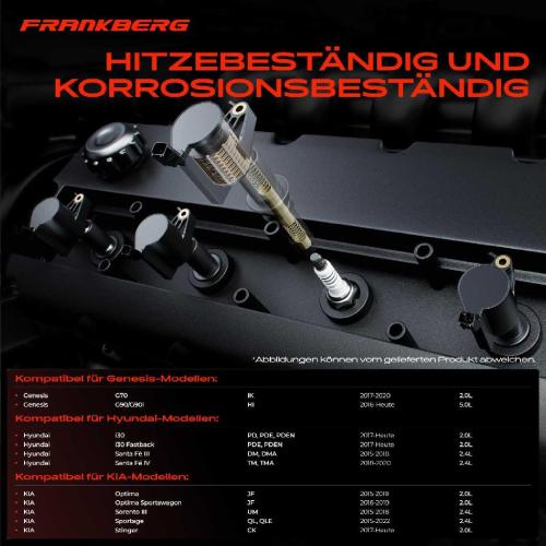 Frankberg 1x Z ndmodul Z ndspule f r Genesis G70 G90/G90l Hyundai i30 Fastback Santa F III IV KIA Optima Sportswagon Bild Frankberg 1x Z ndmodul Z ndspule f r Genesis G70 G90/G90l Hyundai i30 Fastback Santa F III IV KIA Optima Sportswagon