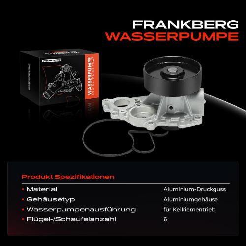 Frankberg 1x Wasserpumpe Kühlwasserpumpe für Dodge RAM TYP DT 5 7 2019-2023 Bild Frankberg 1x Wasserpumpe Kühlwasserpumpe für Dodge RAM TYP DT 5 7 2019-2023