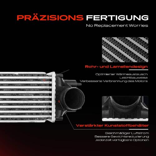 1x Ladeluftkühler Turbokühler für Citroën C4 LA LC LR Peugeot 307 3A-3E 3H 1.6L 2.0L Bild 1x Ladeluftkühler Turbokühler für Citroën C4 LA LC LR Peugeot 307 3A-3E 3H 1.6L 2.0L