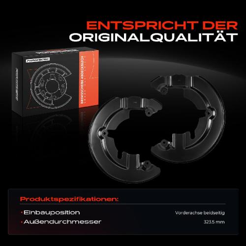 Frankberg 2x Ankerblech Bremsscheibe Vorderachse Beidseitig für Ford Focus III Grand C-Max II Grand C-Max Bild Frankberg 2x Ankerblech Bremsscheibe Vorderachse Beidseitig für Ford Focus III Grand C-Max II Grand C-Max