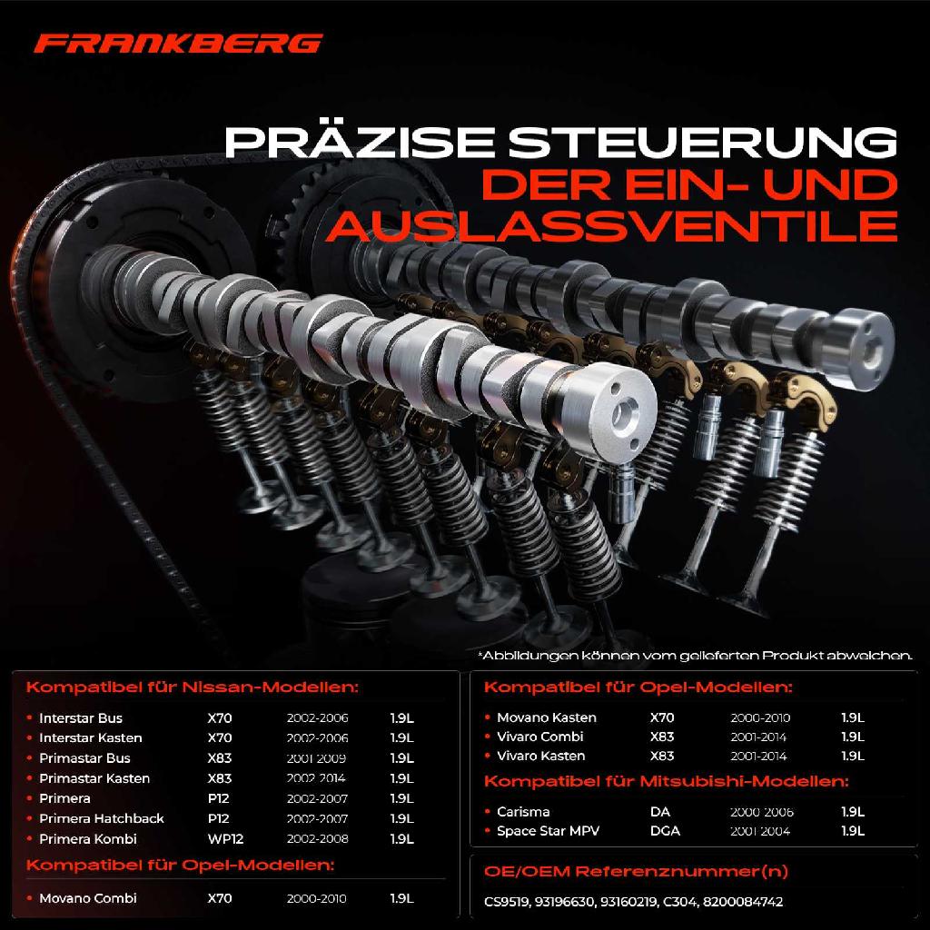 1x Nockenwelle für Renault Kangoo KC0/1 Clio II BB Megane I Nissan Primera