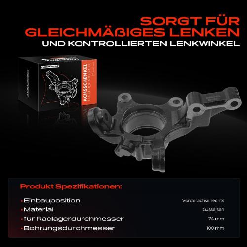 1x Achsschenkel Radaufhängung Vorderachse Rechts für Nissan Almera II N16 Hatchback 2000-2006 Bild 1x Achsschenkel Radaufhängung Vorderachse Rechts für Nissan Almera II N16 Hatchback 2000-2006