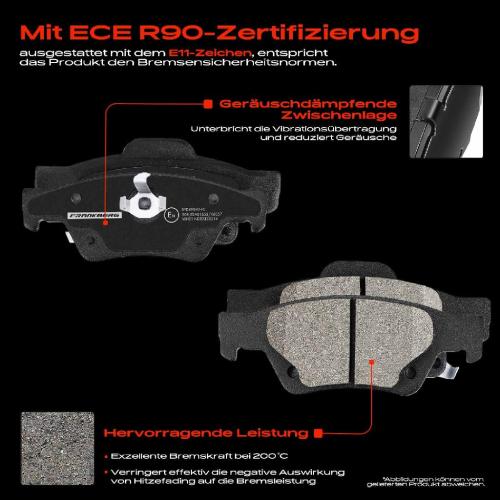 4x Bremsbeläge Hinterachse für Dodge Durango Jeep Grand Cherokee IV Van 2010-2025 Bild 4x Bremsbeläge Hinterachse für Dodge Durango Jeep Grand Cherokee IV Van 2010-2025