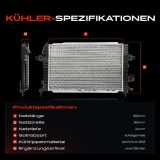1x Kühler Wasserkühler Motorkühler für Opel Astra H L48 L08 L70 Zafira A05