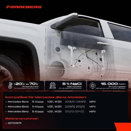 Frankberg 1x Fensterheber Vorne Rechts für Mercedes-Benz V251 W251 R Bild Frankberg 1x Fensterheber Vorne Rechts für Mercedes-Benz V251 W251 R