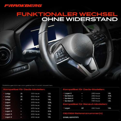 1x Kombischalter Lenkstockschalter für Dacia Lodgy Sandero Renault Logan/Stepway Bild 1x Kombischalter Lenkstockschalter für Dacia Lodgy Sandero Renault Logan/Stepway