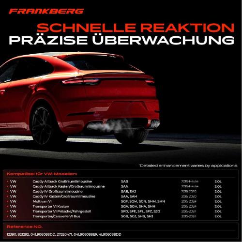 Frankberg 1x Abgastemperatursensor für VW Alltrack Caddy IV Multivan VI Transporter 2.0L Bild Frankberg 1x Abgastemperatursensor für VW Alltrack Caddy IV Multivan VI Transporter 2.0L