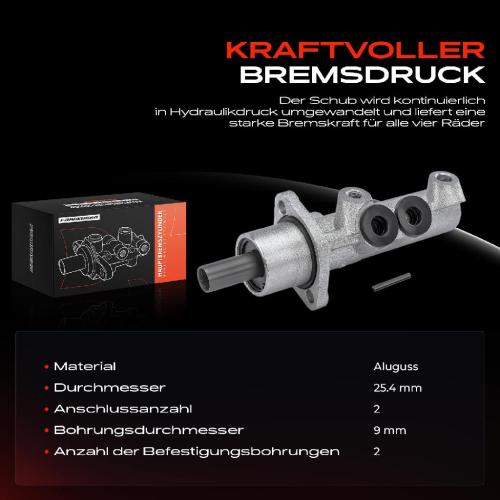 1x Hauptbremszylinder Bremszylinder für Nissan Interstar X70 Opel Movano Renault Bild 1x Hauptbremszylinder Bremszylinder für Nissan Interstar X70 Opel Movano Renault