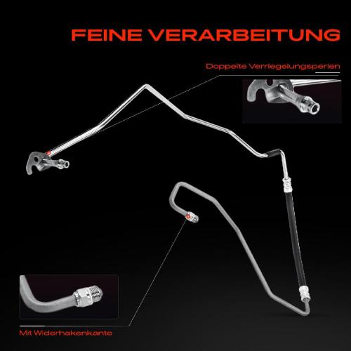1x Servolenkung Schlauch für Ford Transit FB FC FD FS FZ FA FM FN 2.4L 2000-2014 Bild 1x Servolenkung Schlauch für Ford Transit FB FC FD FS FZ FA FM FN 2.4L 2000-2014
