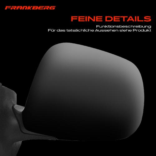 Frankberg 1x Außenspiegel Links für Toyota Yaris P9 1.0L 1.3L 1.4L 1.8L 2006-2012 Bild Frankberg 1x Außenspiegel Links für Toyota Yaris P9 1.0L 1.3L 1.4L 1.8L 2006-2012