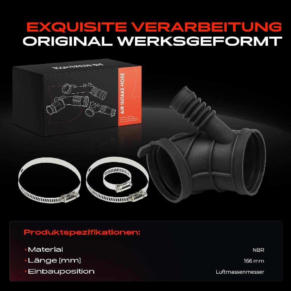 1x Ansaugschlauch, Luftfilter für BMW 3er Cabriolet Coupe Touring E46 Z3 Coupe E36 2000-2007