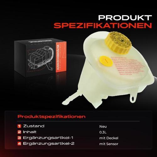 1x Ausgleichsbehälter Kühlmittelbehälter für VW Passat Variant Audi A4 Avant A6 Allroad Bild 1x Ausgleichsbehälter Kühlmittelbehälter für VW Passat Variant Audi A4 Avant A6 Allroad
