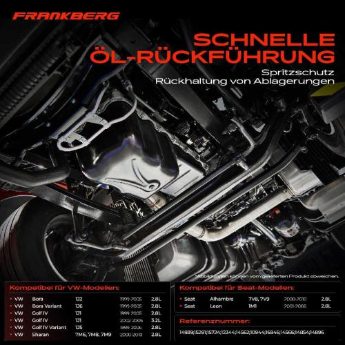 Frankberg 1x lwanne Motor lwanne f r VW Golf IV Variant Sharan Bora Seat Leon Alhambra Bild Frankberg 1x lwanne Motor lwanne f r VW Golf IV Variant Sharan Bora Seat Leon Alhambra
